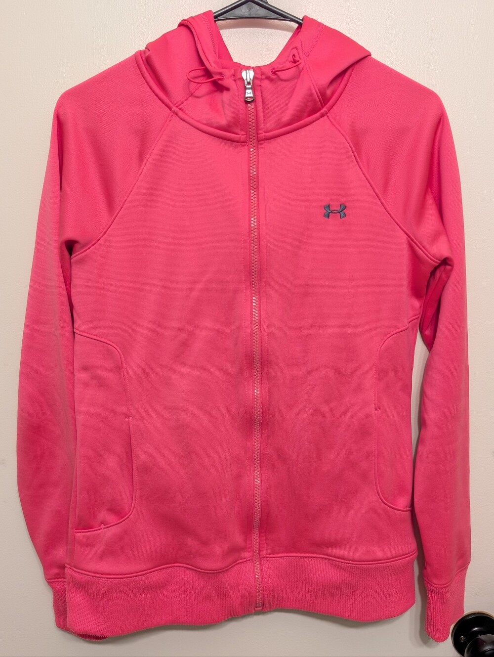 Under Armour Hot Pink Zip-Up